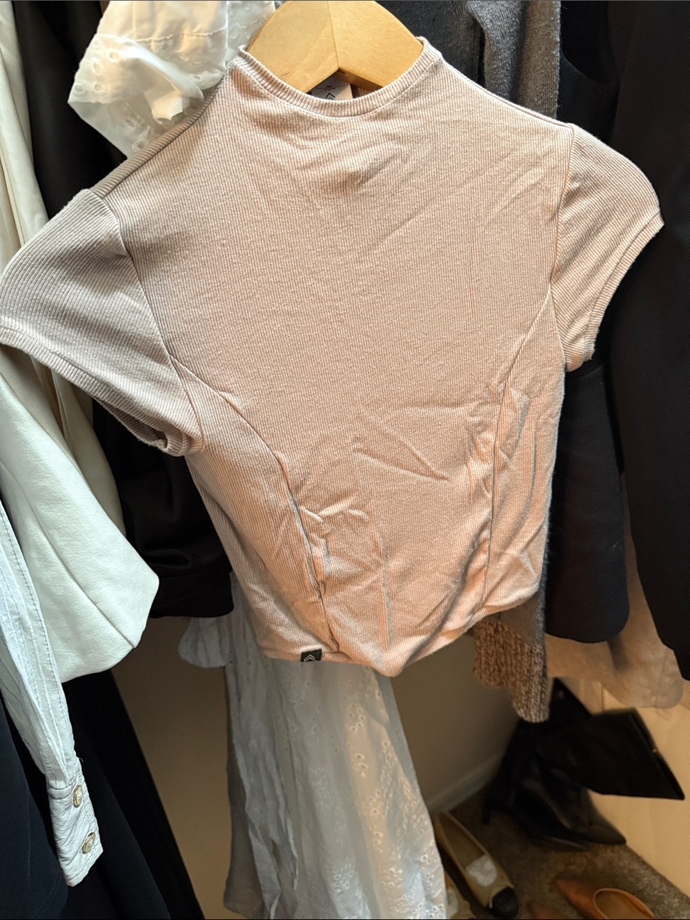 Oner Active Short Sleeve Ribbed Top